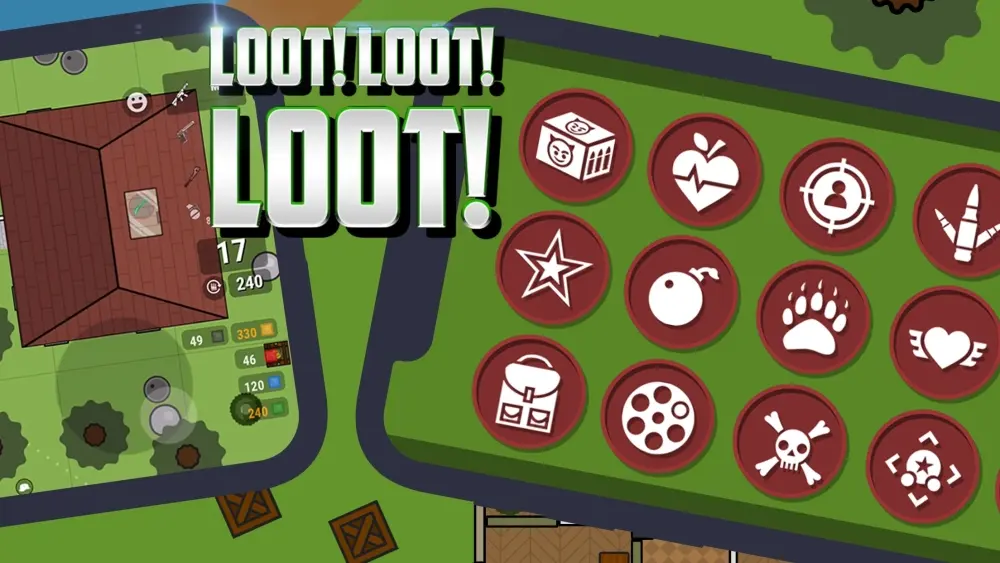 Surviv.io - Hướng dẫn chơi bản 2D battle royale huyền thoại