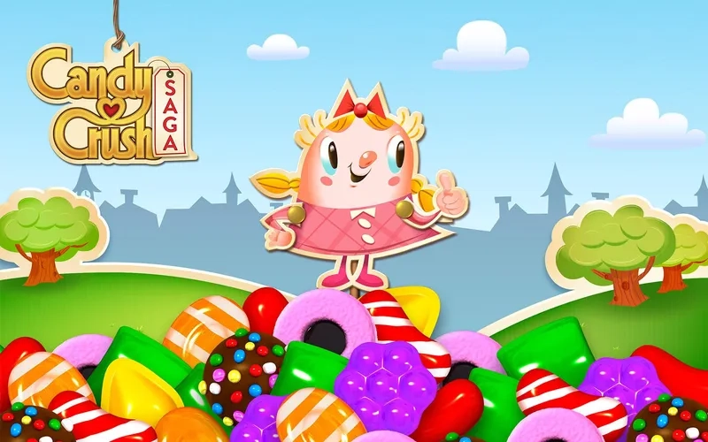 Hình Candy Crush Saga sắc màu thu hút chơi ngay