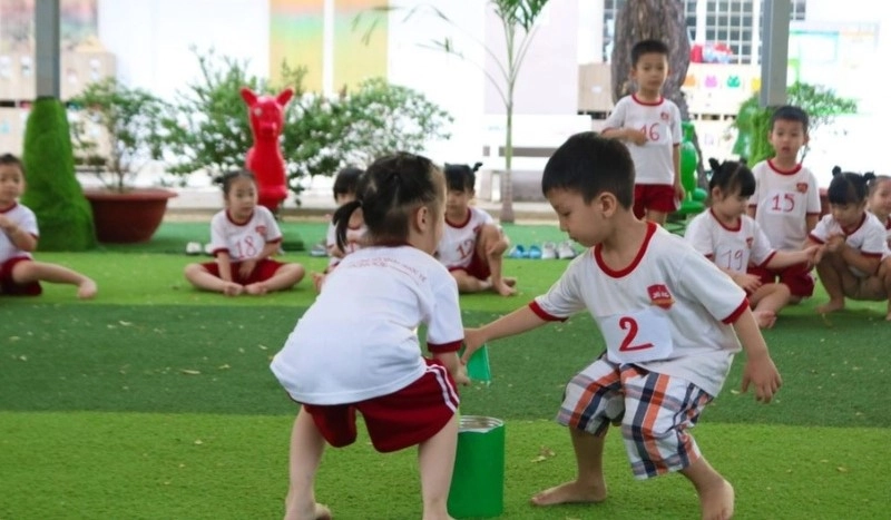 Trò chơi cướp cờ mầm non vui an toàn cho trẻ