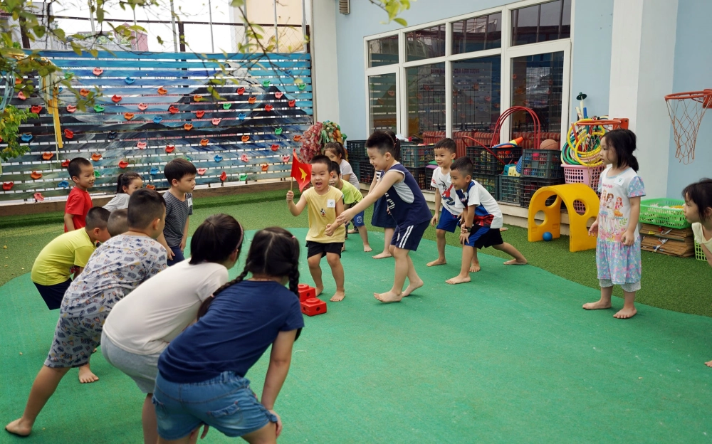 Ý nghĩa trò chơi cướp cờ rèn luyện thể chất tinh thần