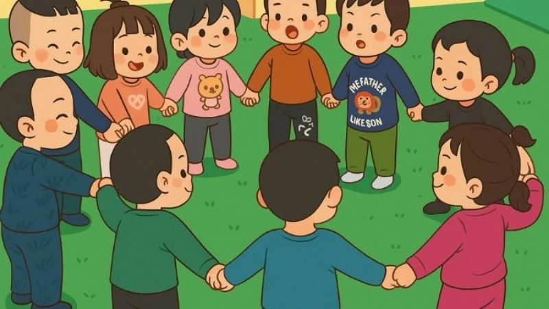 Giữ gìn văn hóa qua trò chơi dân gian dung dăng dung dẻ