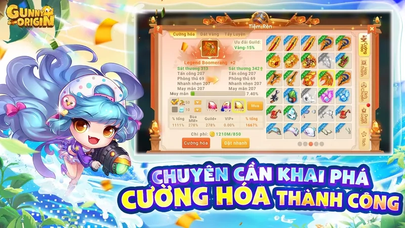 Pet Gunny Origin hỗ trợ sát thương cực tốt