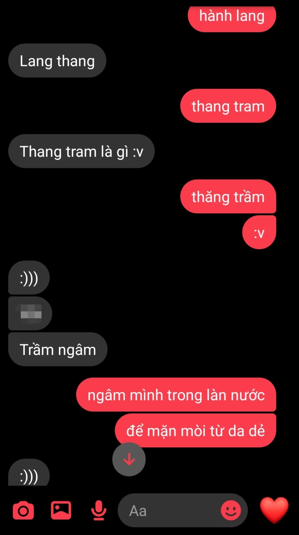 Sơ đồ mô tả quy tắc nối chữ theo vòng tròn trong tập thể