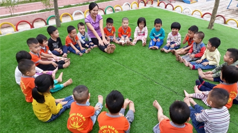 Hình ảnh sống động về hình ảnh nu na nu nống tại sân trường