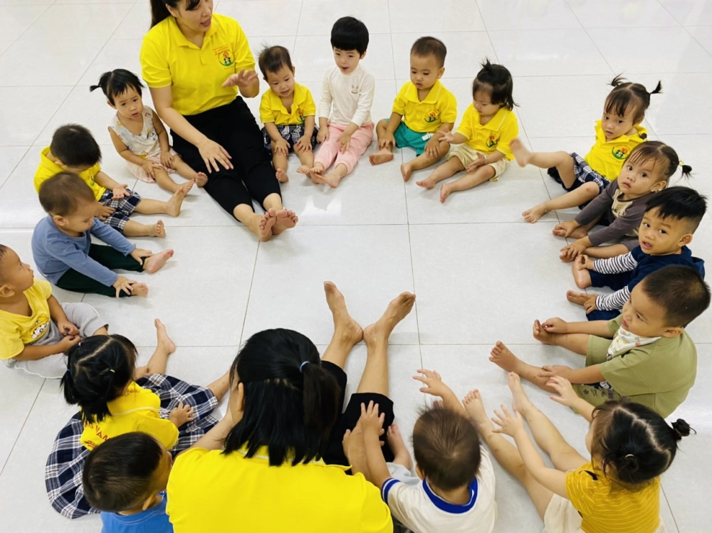 Trò chơi nu na nu nống mầm non giúp trẻ thêm gắn kết