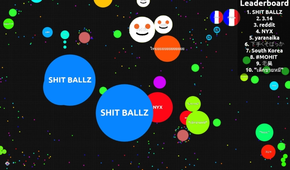Cách chơi Agar.io lên top 1 bằng kỹ thuật Split đơn giản