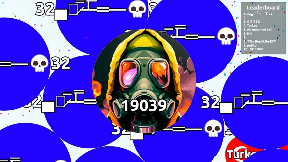 Biểu đồ top kỷ lục điểm số Agar.io của các streamer nổi tiếng