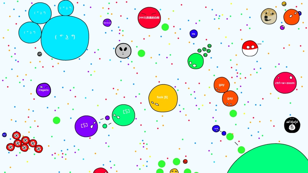 Kỹ thuật Pop-split đỉnh cao để hạ gục đối thủ lớn trong Agar.io