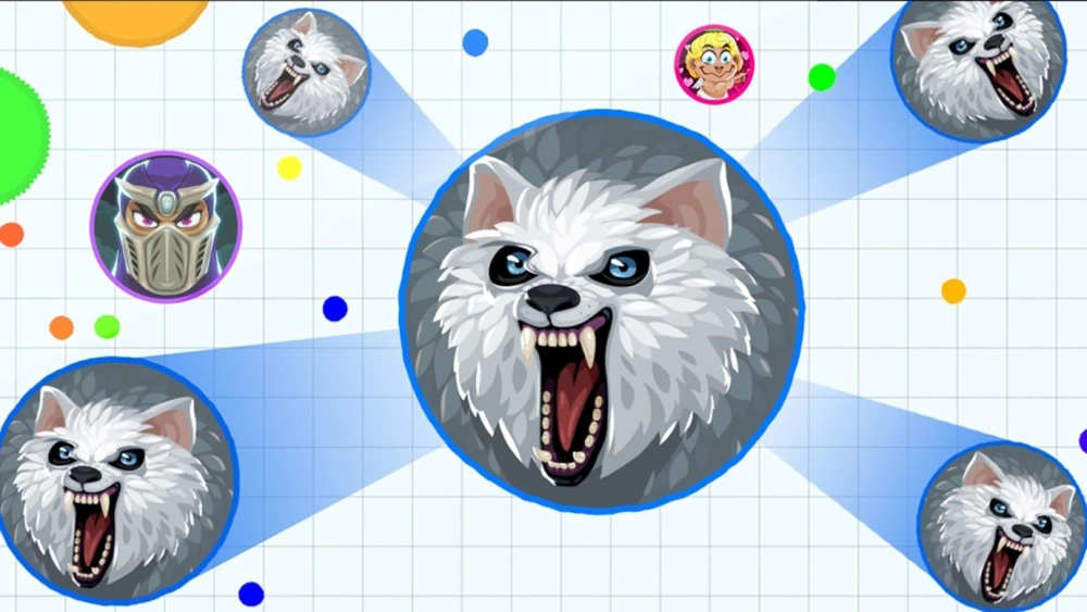 Cách khắc chế team lớn trong Agar.io bằng vòng tròn Virus