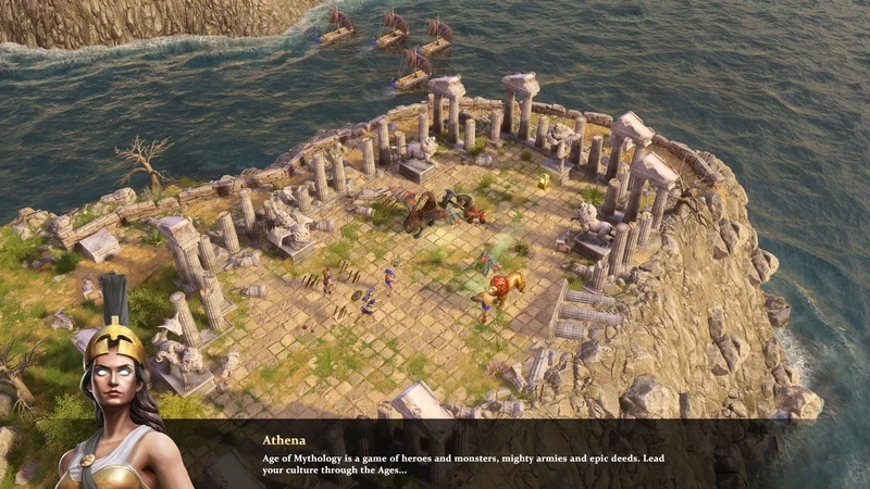 Chiêm ngưỡng age of mythology thần thoại bản đồ rộng lớn