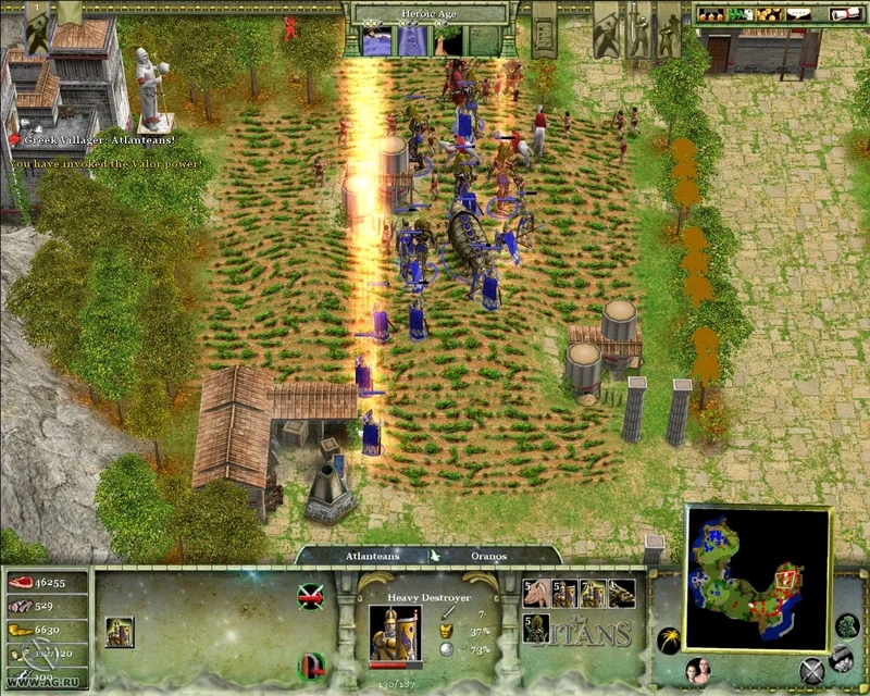 Đắm chìm age of mythology thần thoại huyền bí cổ xưa
