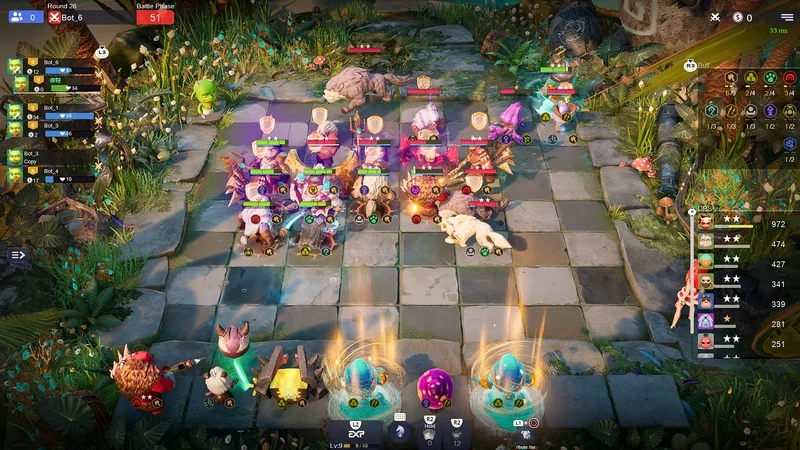 Hòa mình vào trận đấu gay cấn với auto chess gameplay