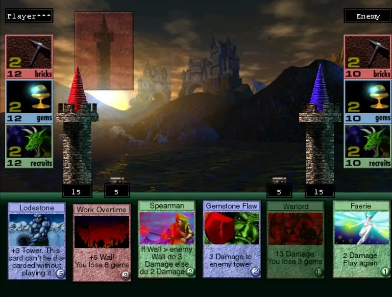 Bộ bài Arcomage mạnh nhất thường được dùng