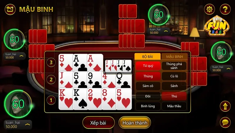 Luật bài Binh Chợ Lớn chuẩn xác chi tiết từng bước