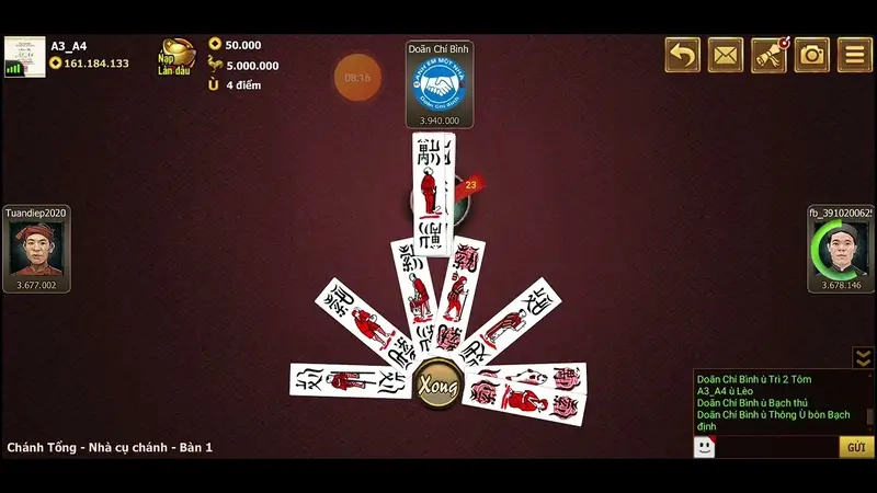 Chiến thuật bài Chắn Vạn Văn hiệu quả qua từng thế bài