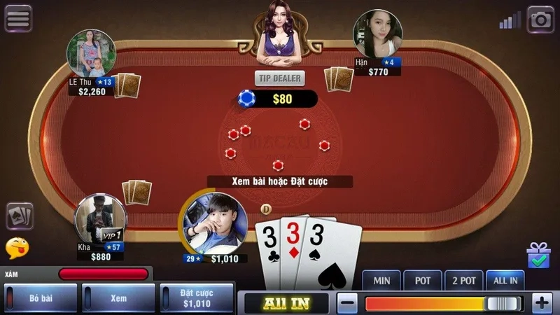 Sảnh game liêng lốc uy tín nhất