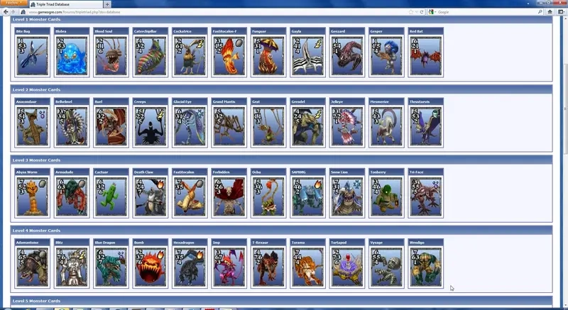 Đánh giá trò chơi bài Triple Triad trong Final Fantasy