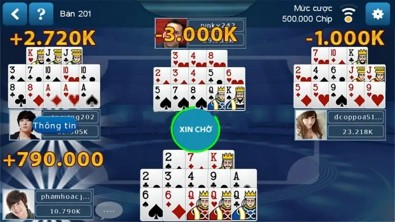 Bài Xập Xám so sánh cách xếp bài khác nhau