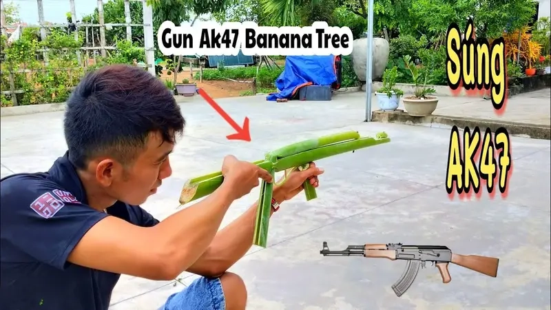 Hướng dẫn cách chơi Trò chơi dân gian Bắn Súng Chuối đơn giản