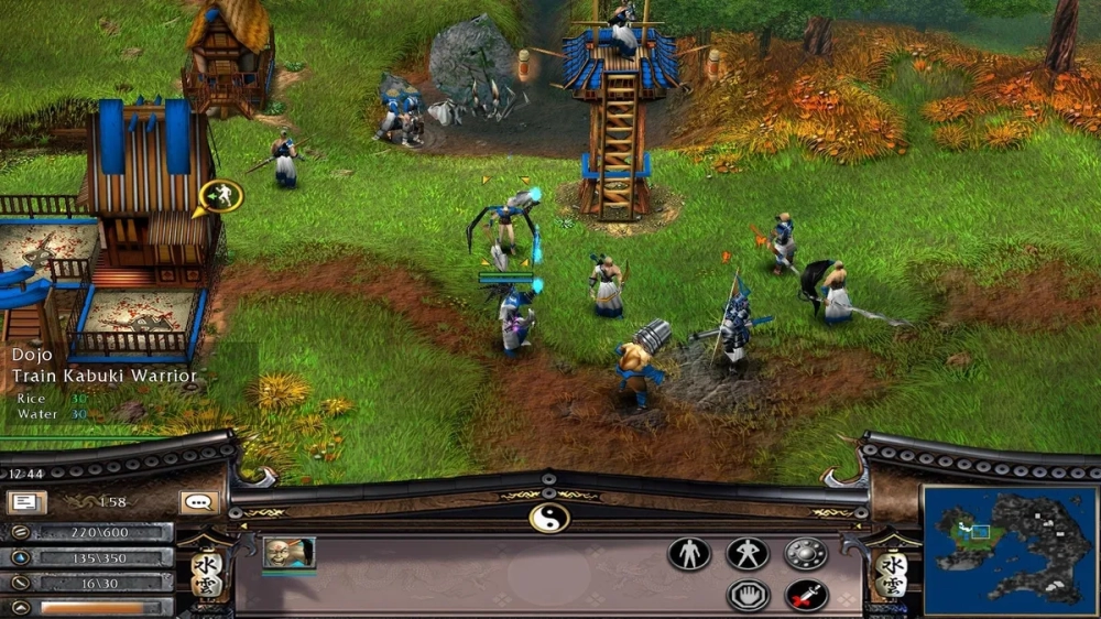 Trải nghiệm game battle realms 2 cực hay trên Windows 11