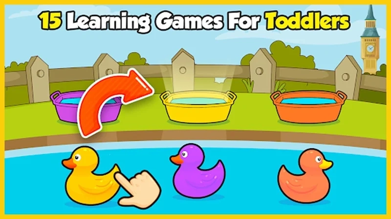 Bé vui học mỗi ngày cùng free toddler games