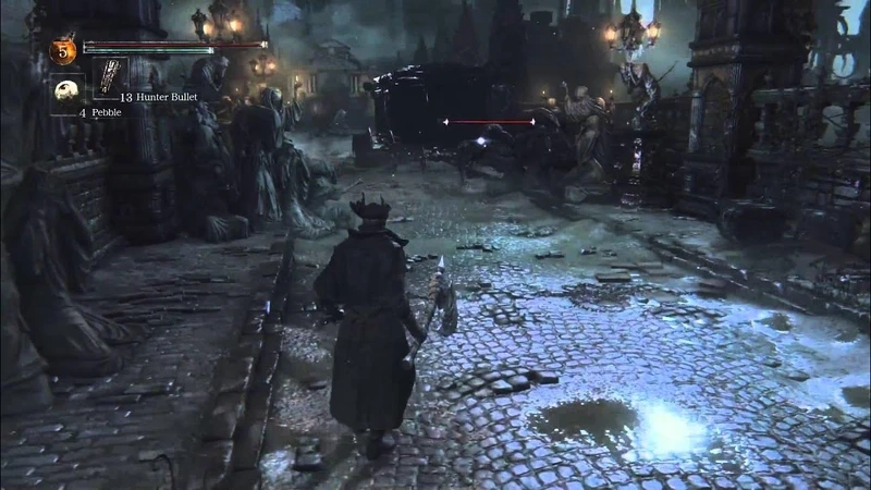 Lang thang u ám tại bloodborne thành phố yharham