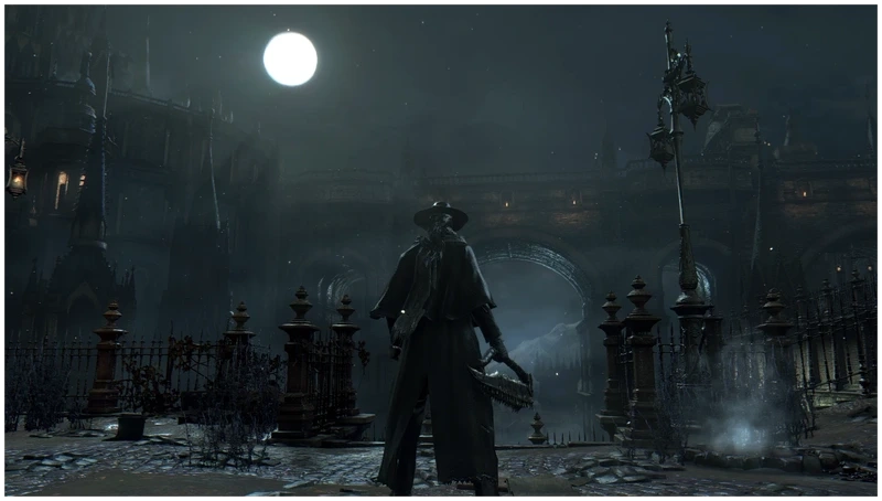 Tinh thần Souls thể hiện trong bloodborne game soulslike