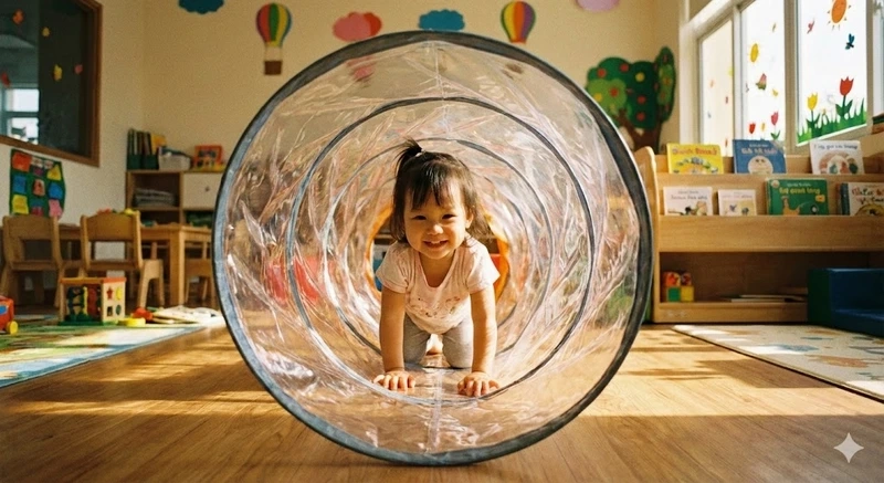 Hướng dẫn cách chơi bò qua đường hầm an toàn dễ hiểu