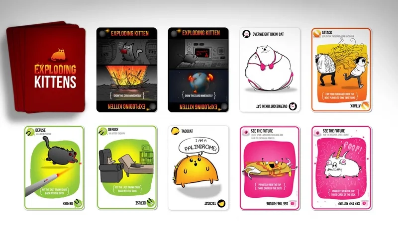 Exploding Kittens chơi 2 người cực kỳ căng não
