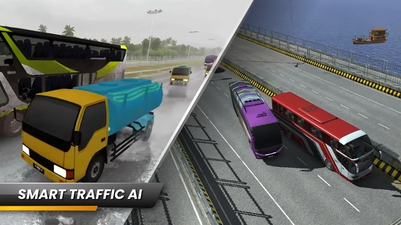 Lái xe khắp Indonesia trên Android với bus simulator indonesia android