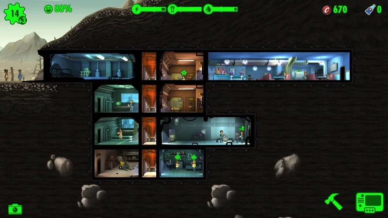 Học nhanh cách chơi fallout shelter cho người mới