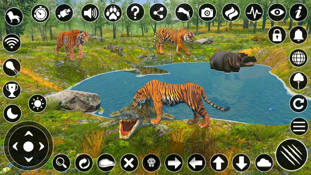 Tiger Simulator 3D Family xây dựng đàn hổ mạnh nhất khu rừng