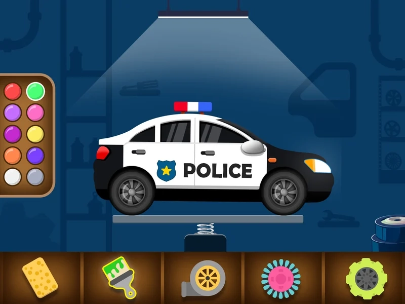 Bé khám phá tốc độ qua car games for kids download