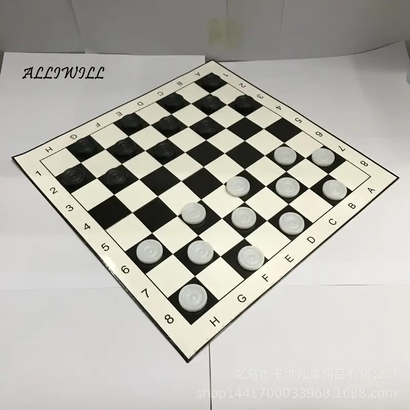 Bộ quân cờ Đam phân màu rõ ràng dễ quan sát