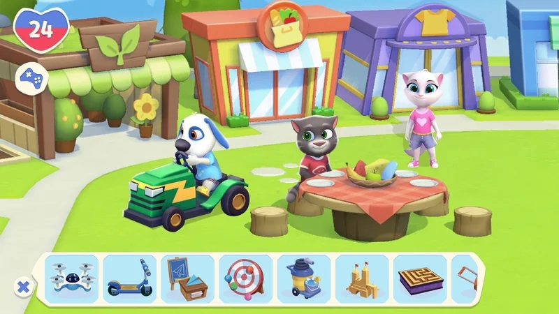 Giải trí vui nhộn cùng trò chơi my talking tom friends