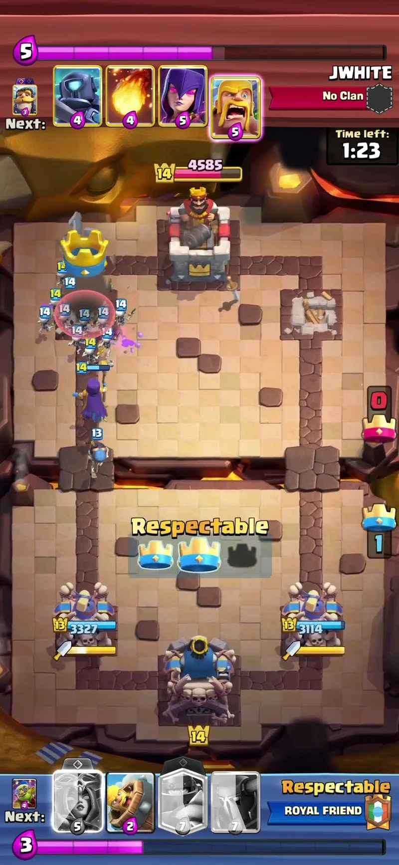Thưởng thức clash royale đồ họa đẹp tuyệt vời từng trận