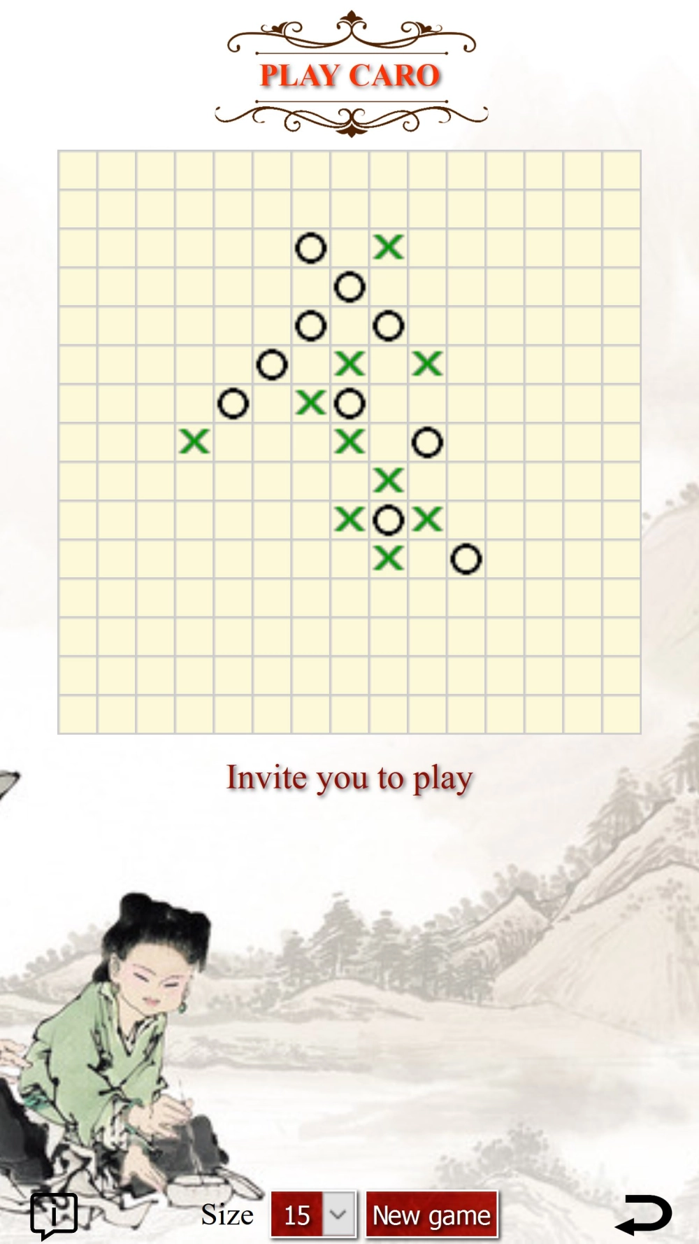 Bàn cờ caro online giúp tăng trình độ