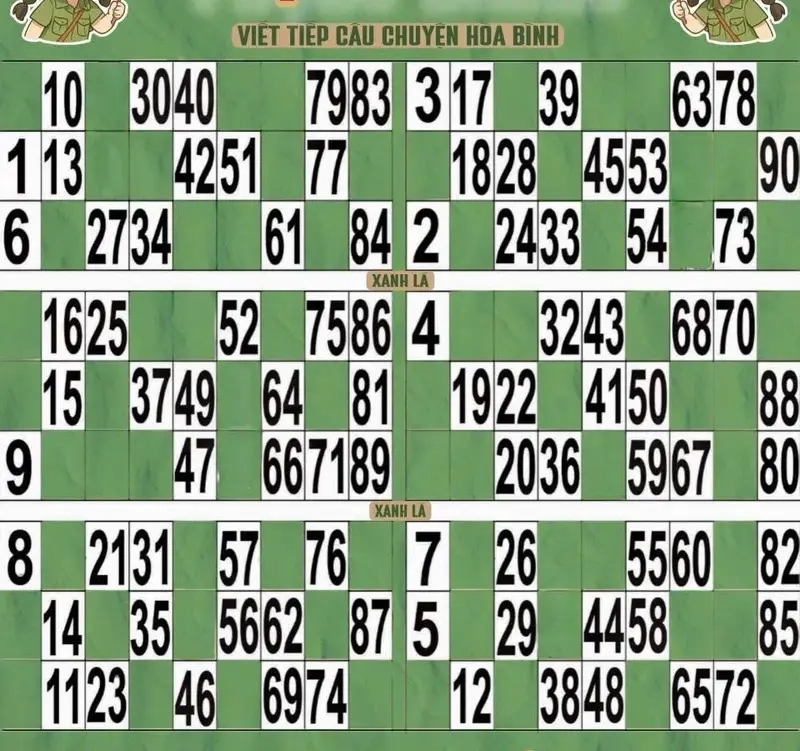 Cảnh vui xuân với cờ Loto ngày tết rộn ràng may mắn