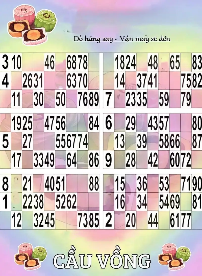 Không khí sôi động của trò chơi cờ Loto trong lễ hội