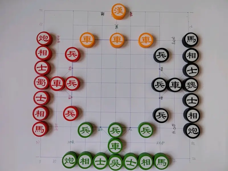 Bàn đấu thể hiện cờ Tam Quốc chiến thuật linh hoạt