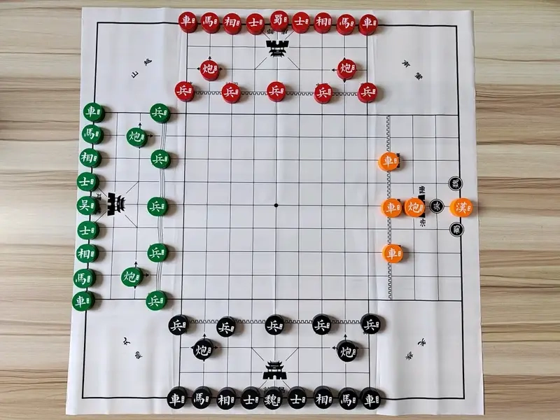 Phong cách xưa của cờ Tam Quốc cổ điển tinh tế