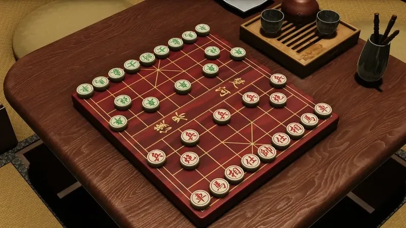 Mẫu bộ cờ tướng bằng gỗ đẹp