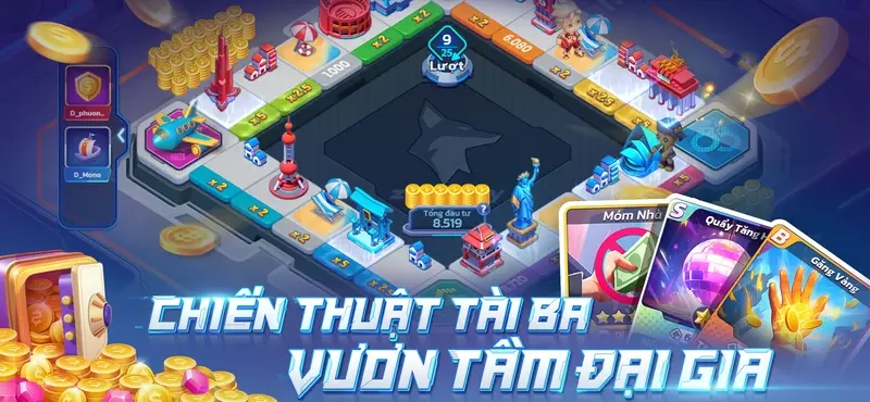 Niềm vui đạt được chiến thắng trong cờ Tỷ Phú đầy hứng khởi