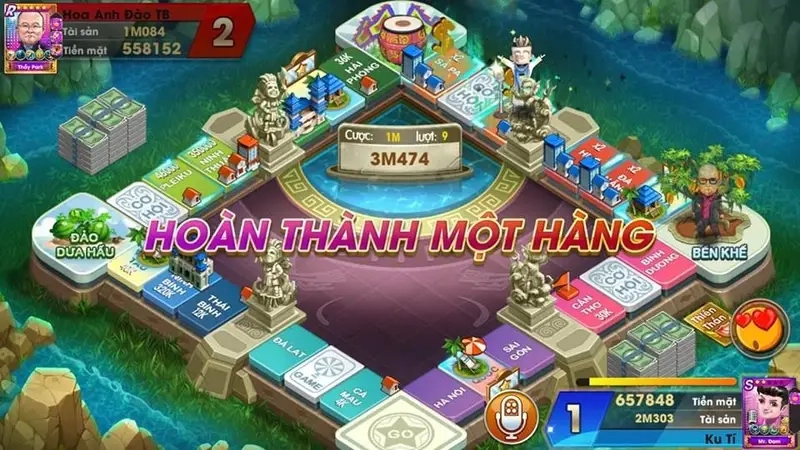 Phiên bản Việt Nam minh họa cờ Tỷ Phú phiên bản việt