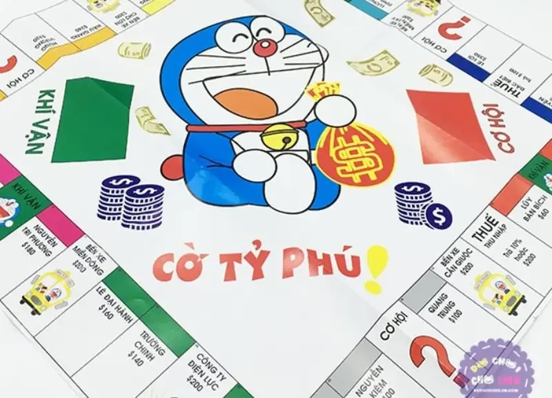 Giao diện sinh động của game cờ Tỷ Phú hấp dẫn