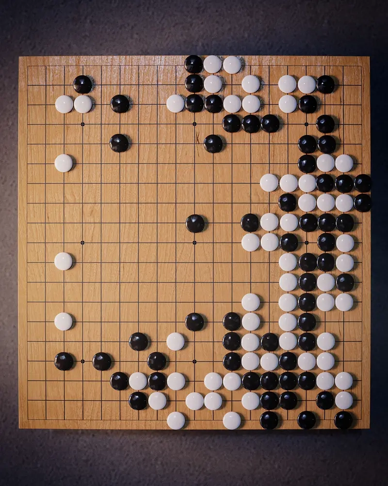 Minh họa chơi cờ Vây cơ bản cho người mới học