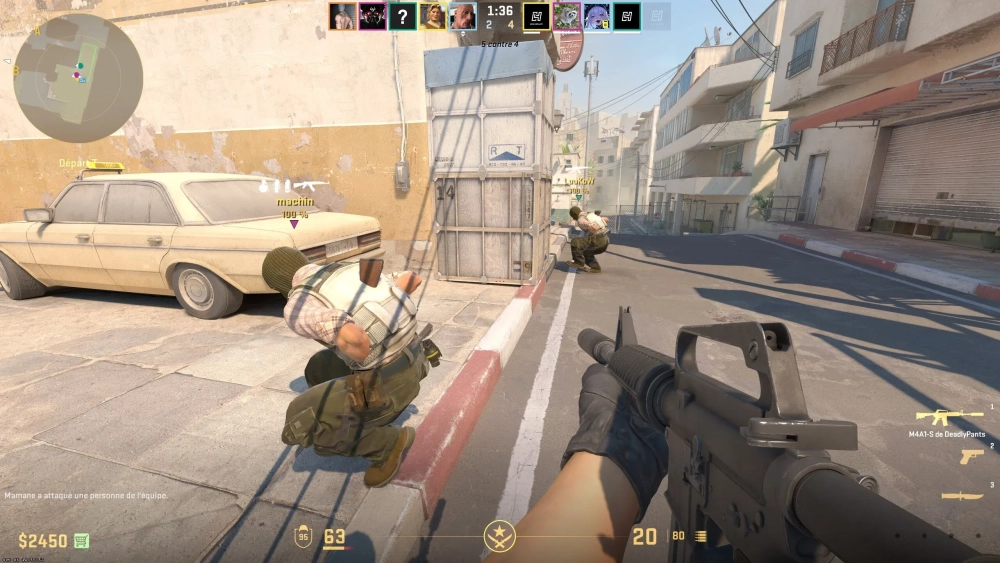 Sơ đồ smoke map Mirage CS2 mới nhất hướng dẫn ném khói che khu vực Window từ T-spawn.