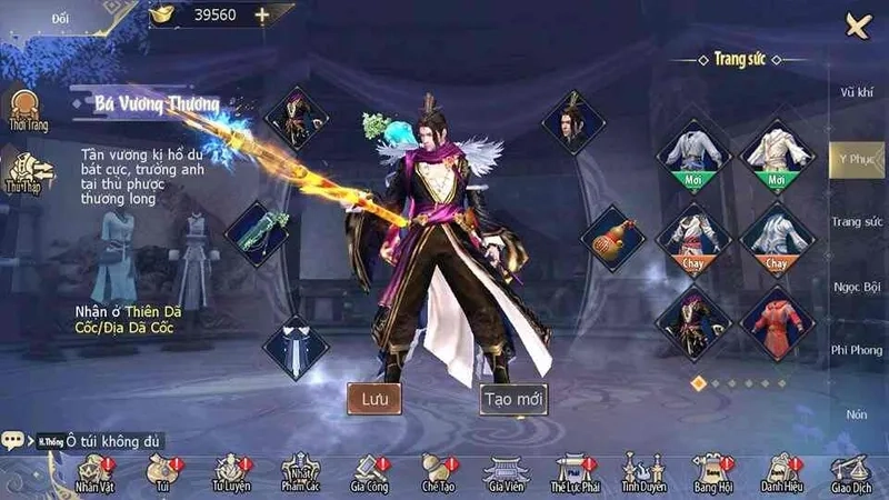 Truy cập trang chủ cửu âm chân kinh mobile tiện lợi