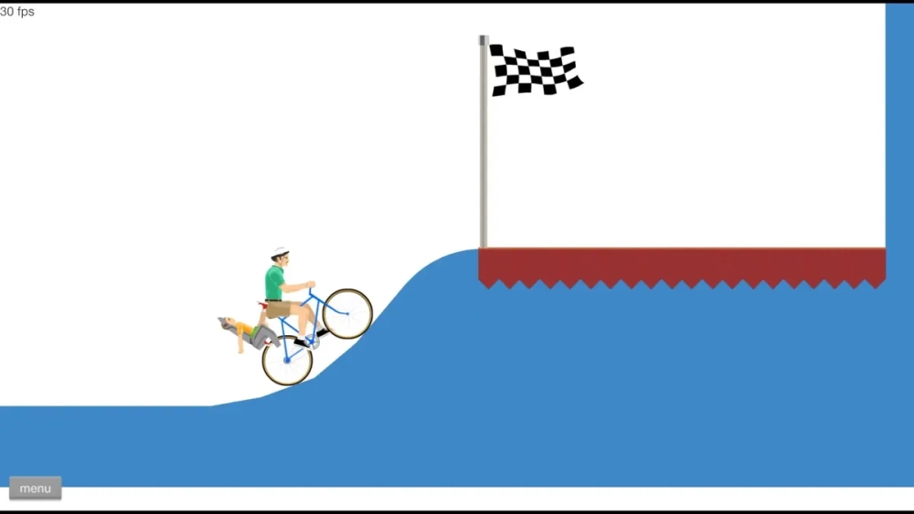 Trải nghiệm Happy Wheels bản gốc không bị che đầy kịch tính