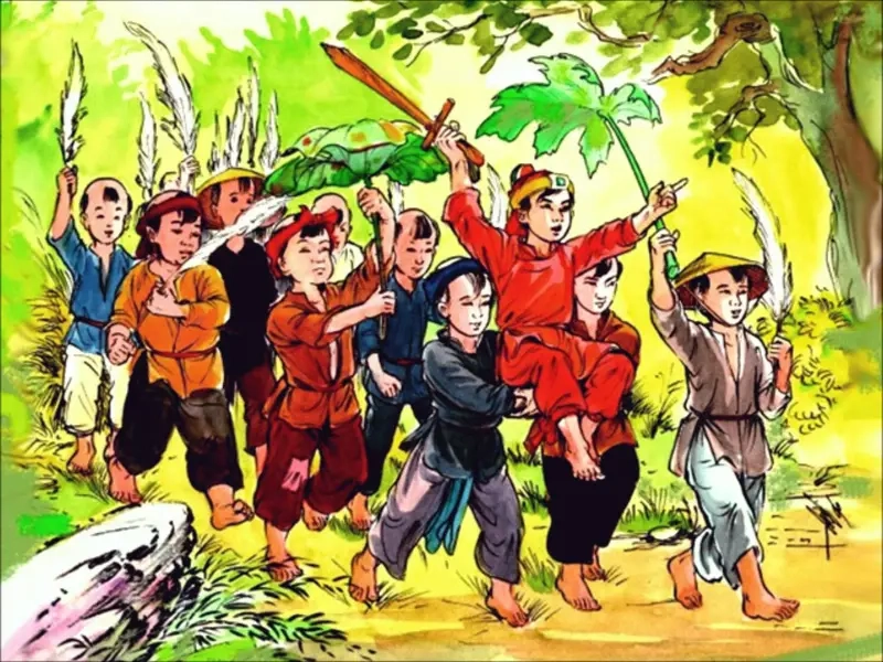 Lịch sử trò Đánh Trận Giả qua tranh minh họa